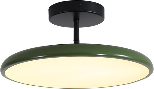 Vintage green flush mount - green,